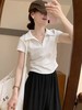 巨显腰细的 V 领Polo短 T 商品缩略图8