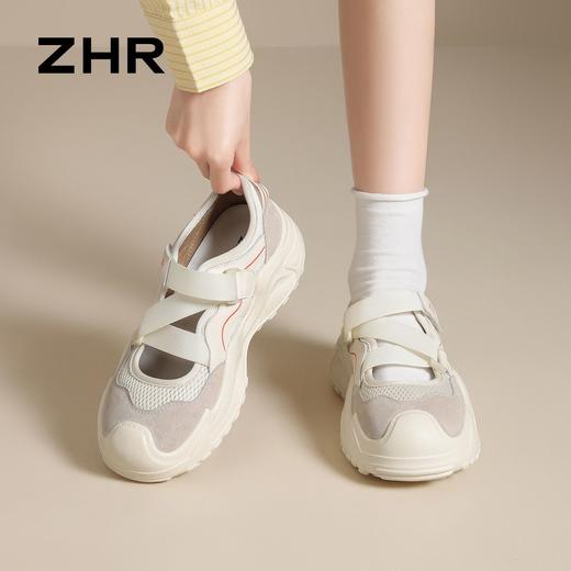ZHR则则网面透气3.5CM增高户外运动鞋女26夏季新款轻盈休闲鞋 商品图8