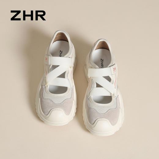 ZHR则则网面透气3.5CM增高户外运动鞋女26夏季新款轻盈休闲鞋 商品图9