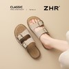 ZHR复古双搭扣平底拖鞋外穿2026夏季新款软底时尚轻便一脚蹬女鞋 商品缩略图4
