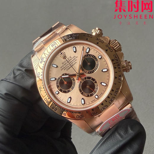 CBD配重版 劳力士宇宙计型迪通拿计时系列 全玫金 贝嫂钢带款 重量210克+ 迪通拿配重版 4130一体机 男士腕表 商品图1