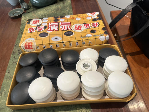 磁性教学大围棋棋子，大国际跳棋棋子，直径6.5厘米。 商品图2