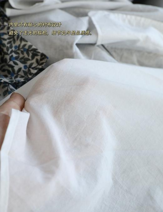 小禾同款黄底蓝果印花v领中长连衣裙 商品图14