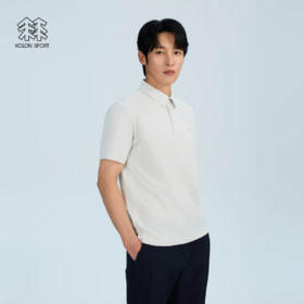 可隆新款男士翻领短袖Polo衫