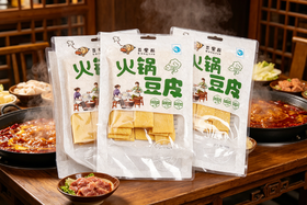 ❗19.9💰秒4袋【豆里居·火锅豆皮】 ❗涮、煎、炸、烹、炖样样行❗承包你所有热气腾腾的快乐✨ ✅精选饱满大豆，韧性十足，不容易煮烂 