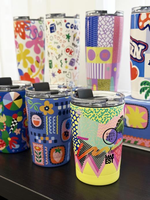 ☀️40℃高温救星！西班牙Cool Bottles这款艺术感咖啡保冷杯~杀疯了！专为大人小孩饮水安全设计！💥国际大牌品质，比市面杂牌更安心，原价≈200人民币，现仅129元抢💰❗❗ 商品图7