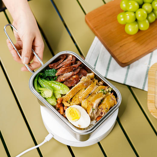 乐扣乐扣（LOCK&LOCK）竹盖不锈钢材质保鲜盒食品冰箱收纳LST530 商品图11