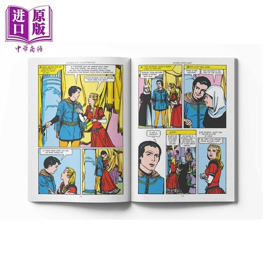 【中商原版】罗密欧与朱丽叶 Classics Illustrated漫画世界名著 Romeo and Juliet 英文原版 George Evans Shakespeare 莎士比亚 商品图2