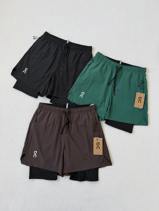 夏季男士On昂跑二合一运动短裤 商品图0