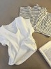 GZ买手优选白色条纹短裤+白T睡衣女韩版甜美家居服韩系套装172095157 商品缩略图3