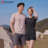 瑞士军工SWISS MILITARY夏季冰丝情侣高品质无痕压胶户外运动休闲短袖T恤 RS-HM82517 商品缩略图2