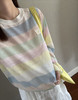 DS彩虹宽条纹防晒针织罩衫051103 商品缩略图3