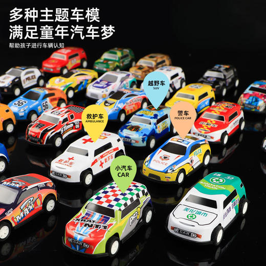 【39.9元到手30辆合金车铁皮车小汽车】儿童玩具男孩车模礼物 合金车铁皮车小汽车回力车儿童玩具男孩车模礼物 商品图2