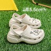ZHR增高5.5CM厚底洞洞鞋EVA防滑防臭女款春夏款时尚包头外穿拖鞋 商品缩略图1