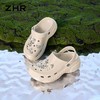 ZHR则则【增高5.5cm】蝴蝶结小熊鞋花洞洞鞋2026夏季新款透气拖鞋 商品缩略图8