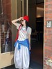 【下单后3-7天发货】印花T恤来啦！TRIUUCHU麻感棉系列合集短袖T恤 圆领设计很显脸小宽松中长款遮肉又显高 商品缩略图0