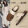ZHR则则法式夹趾厚底增高拖鞋外穿2026夏季新款百搭女鞋轻便坡跟 商品缩略图1
