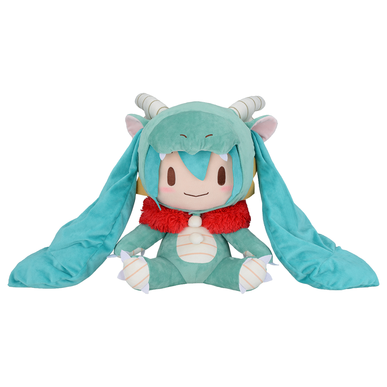 【盒损残次C类】世嘉 VOCALOID 初音未来 龙年2024 Fuwa Petit LL毛绒玩偶fufu
