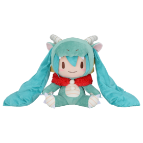 【盒损残次C类】世嘉 VOCALOID 初音未来 龙年2024 Fuwa Petit LL毛绒玩偶fufu