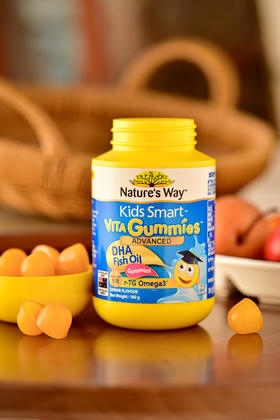 Kids Smart r-TG DHA 无糖鱼油软糖 60粒