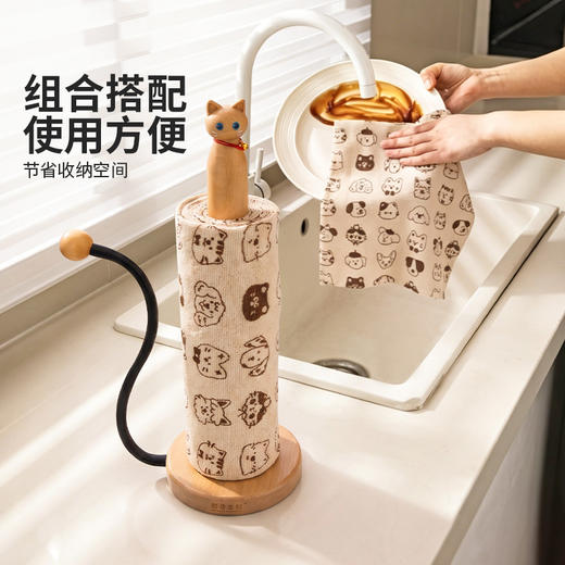摩登主妇周抛抹布厨房洗碗布一次性懒人手撕清洁布吸水去油擦桌布 商品图4