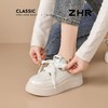 ZHR高颜值5CM增高厚底小白鞋女春季新款潮流百搭复古休闲板鞋 商品缩略图5