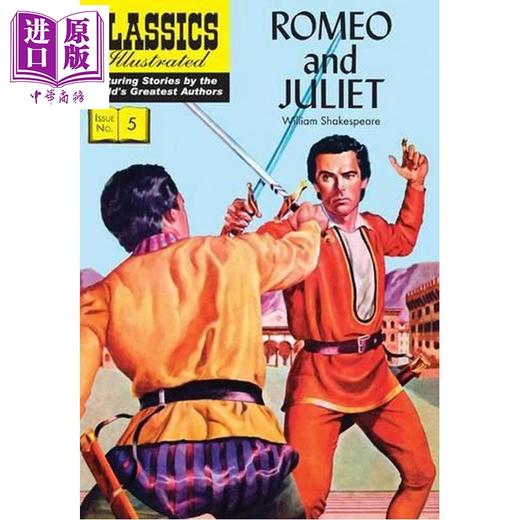 【中商原版】罗密欧与朱丽叶 Classics Illustrated漫画世界名著 Romeo and Juliet 英文原版 George Evans Shakespeare 莎士比亚 商品图1
