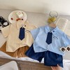 【49.9秒杀1套❗️】【清爽出片❗耐穿耐造】2026夏季儿童学院风衬衫套装韩系休闲百搭开衫领带中小童男女童夏 商品缩略图0