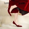 ZHR则则轻奢时髦珍珠钻饰单鞋女鞋2026新款7.5cm高跟气质婚鞋婚礼 商品缩略图8