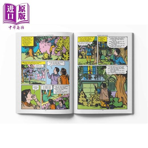 【中商原版】罗密欧与朱丽叶 Classics Illustrated漫画世界名著 Romeo and Juliet 英文原版 George Evans Shakespeare 莎士比亚 商品图4