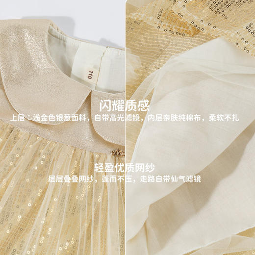 女童连衣裙夏季2026新款儿童洋气时尚公主连衣裙女宝无袖网纱裙★ 商品图5