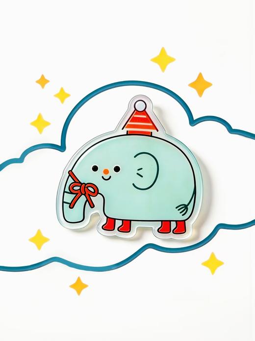 【桂林文创】亚克力pupu冰箱贴 商品图1