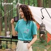 乐飞叶户外夏季凉感短袖T恤女士海军风休闲运动圆领上衣 商品缩略图1