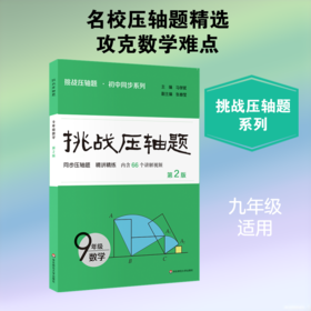 2026挑战压轴题·九年级数学 第2版