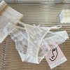 【GZ】无忧购“5.20 告白季·甜蜜礼遇”（39/3件）法式性感女士蕾丝内裤纯棉裆纯欲风低腰三角裤（截单后3-5天发货） 商品缩略图6