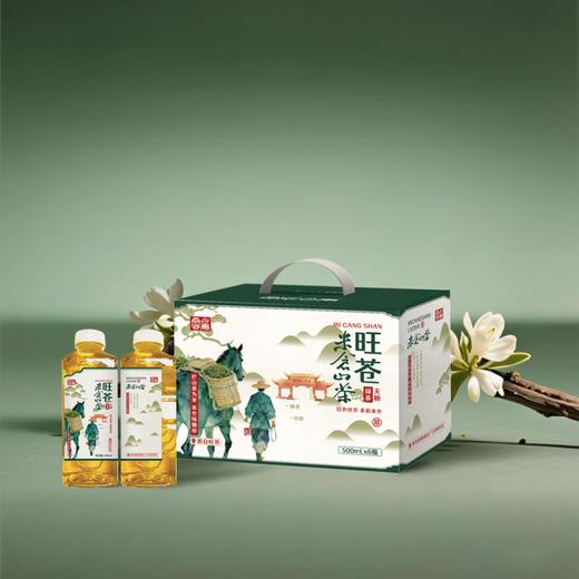 四川广元旺苍绿茶饮品500ml*6瓶（精品礼盒装） 商品图0