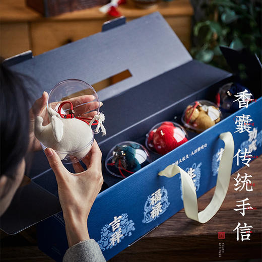 【象记&王的手创】手作中药香囊｜五个小动物香包香囊-大国手信 商品图0