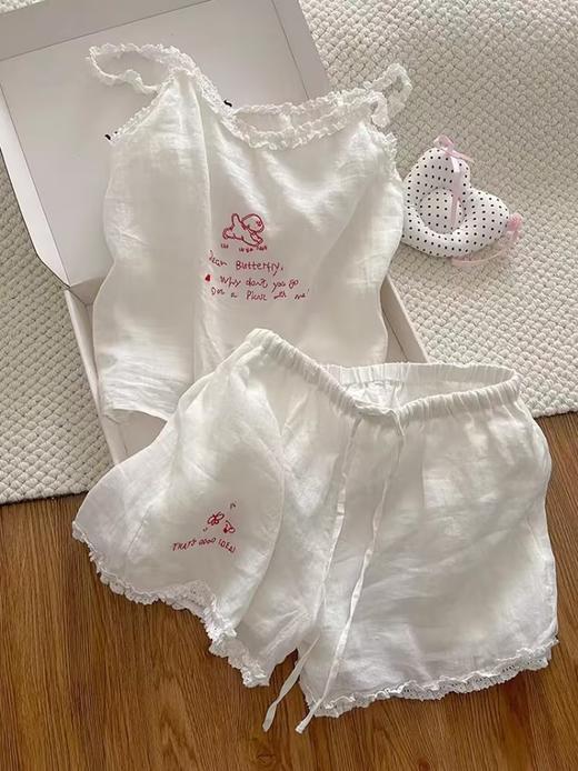 GZ买手优选纯欲蕾丝甜美少女睡衣女韩版甜美家居服1720955529（3-5天发货） 商品图4