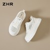 ZHR网面透气增高4cm厚底小白鞋26夏季新款不累脚超轻运动休闲鞋女 商品缩略图4