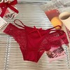 【GZ】无忧购“5.20 告白季·甜蜜礼遇”（39/3件）法式性感女士蕾丝内裤纯棉裆纯欲风低腰三角裤（截单后3-5天发货） 商品缩略图4