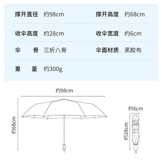 「品牌伴手礼」欧普天境®雨后彩虹淡彩色同款遮阳伞 商品图2