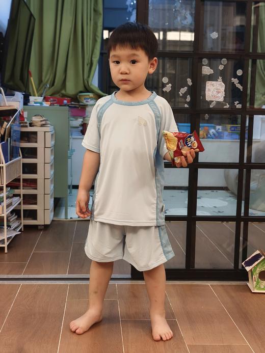 【特价79元2套】【两件起拍‼️一件不发货】户外儿童凉皮拼接速干男女童短袖套装  可亲子装 吸湿速干  凉爽透气  A类品质 100-180码 商品图5