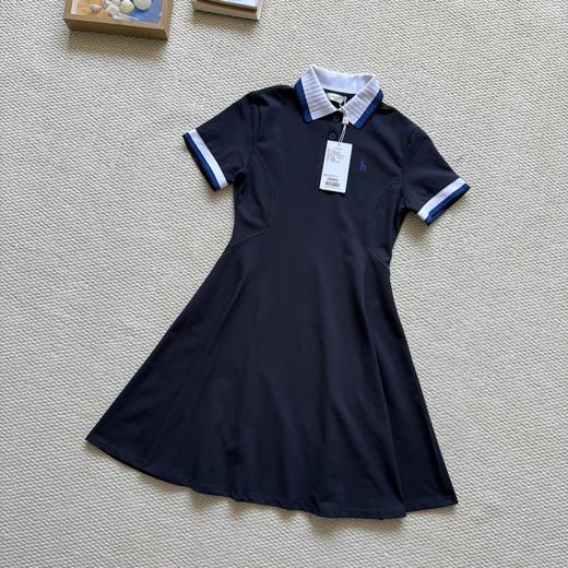 哈吉斯26春夏新款女士日常通勤polo领连衣裙 商品图4