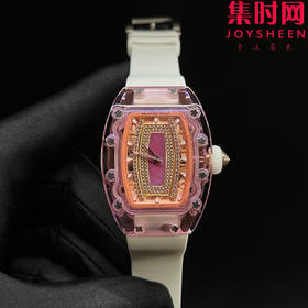 理查德米勒 新推出Ladies 里查米尔RM07-02pink Lady Sapphire 镂空水晶透明壳“钻石克朗”女士腕表