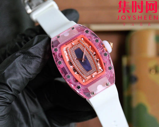 理查德米勒 新推出Ladies 里查米尔RM07-02pink Lady Sapphire 镂空水晶透明壳“钻石克朗”女士腕表 商品图1