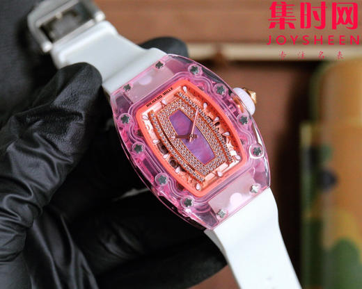 理查德米勒 新推出Ladies 里查米尔RM07-02pink Lady Sapphire 镂空水晶透明壳“钻石克朗”女士腕表 商品图1