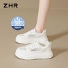 ZHR网面透气增高4cm厚底小白鞋26夏季新款不累脚超轻运动休闲鞋女 商品缩略图5