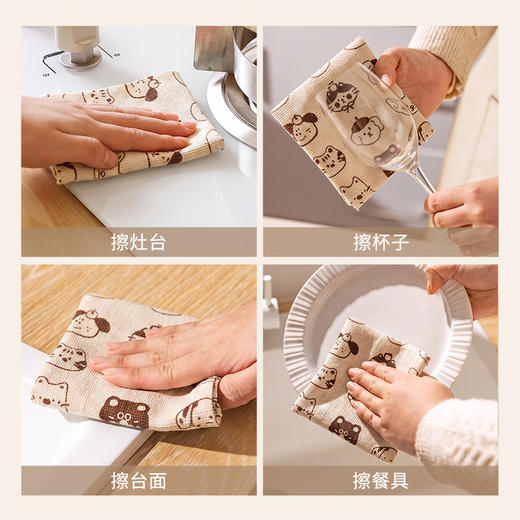 摩登主妇周抛抹布厨房洗碗布一次性懒人手撕清洁布吸水去油擦桌布 商品图2