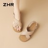 ZHR则则头层牛皮洋气凉鞋女鞋2026新款夏季百搭软底舒适拖鞋 商品缩略图5