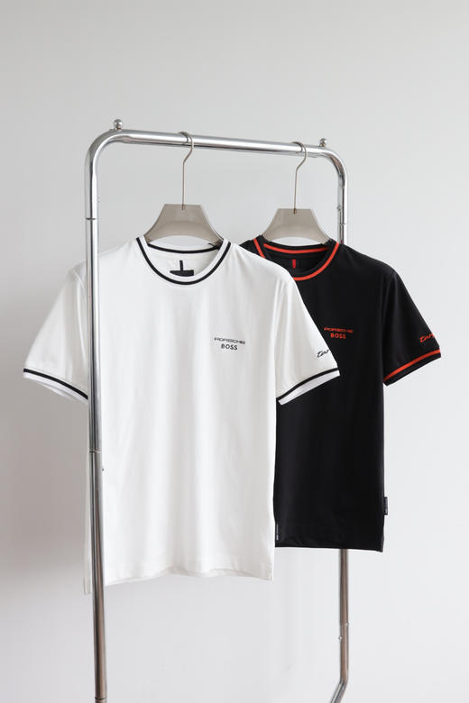 【P0RSCHE x B0SS联名款丝光短袖T恤】 TX678 商品图4